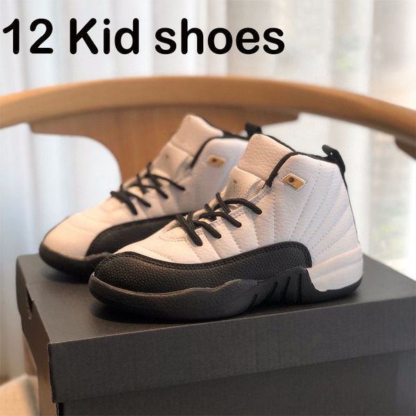 

kids jumpman 12 basketball shoes 12 ps flu game black deadly pink gym red athletic sneakers kid shoes eur 26-35