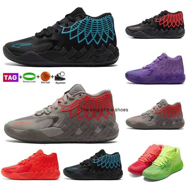 

2023mb.01 shoesog dress shoes basketball shoes iridescent dreams buzz city rock ridge red galaxy mb.01 rick and morty for sale lamelos ball, Black