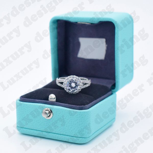 

luxury ring designer diamond ring fashion silver wedding gift, Golden;silver
