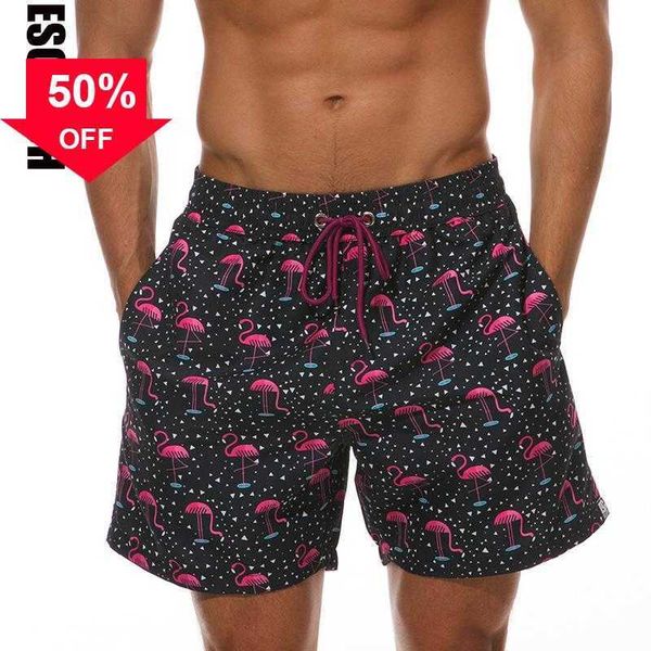 

men's swimwear brand quick dry board shorts beach sport man gym bermuda swimsuit summer surf swim trunks fors to 2xl