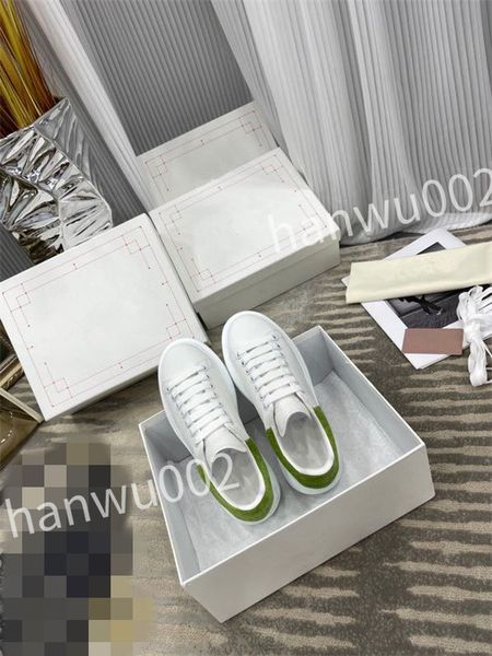 

new luxury tread slick height increasing sneaker designers shoes leather white rubber lace-up trainers sneakers, Black