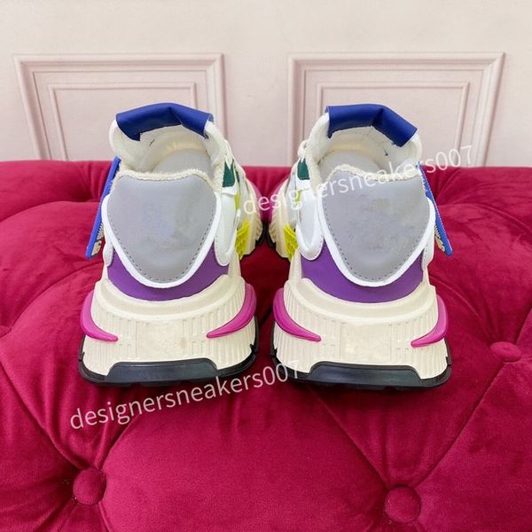 

quality designer fashion casual shoes sneaker fashion women shoe platform trainers strawberry mouse wave mouth print, Black