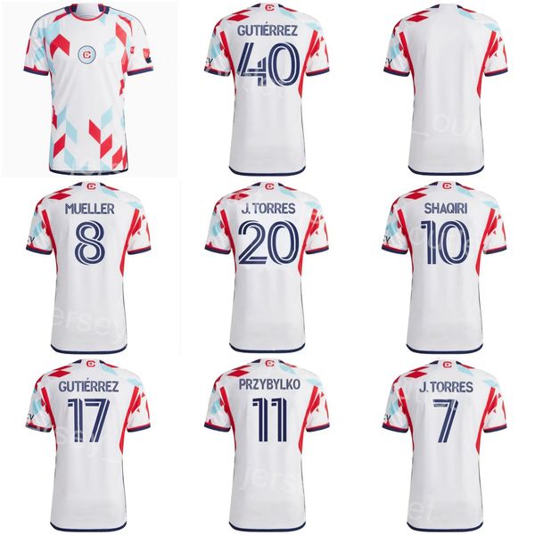 

chicago soccer fire 8 chriser mueller jerseys gutierrez souquet teran pineda przybylko kamara shaqiri omsberg navarro gimenez football shirt, Black;yellow