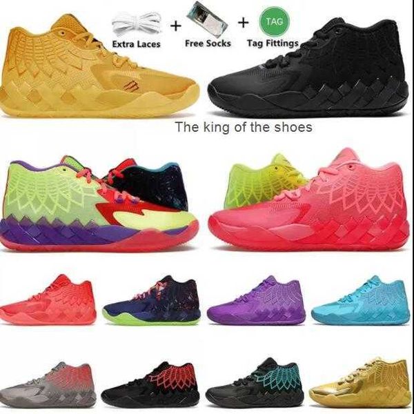 

mblamelo footwear og hiking ball 1 mb.01 men basketball shoes rick and morty galaxy sneakers trainers sports size 46, Black