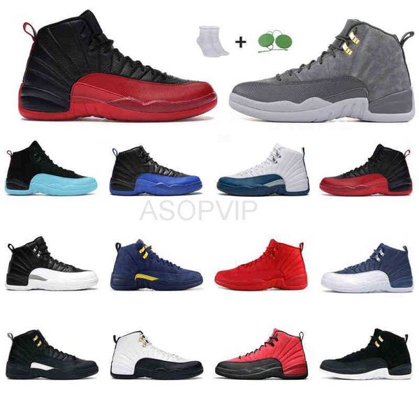 

men basketball shoes jumpman 12 university gold 12s indigo reverse flu game dark concord platform mens trainers outdoor comfortable sports s