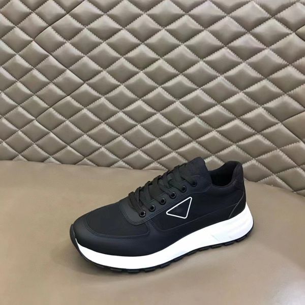 

fashion men casuals shoes senior loui junior spikes orlato flat sneakers trendy low elastic band suede designer originals basketball athlet, Black