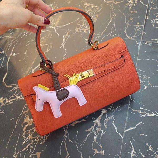 

fashion women's bag designer hand horizontal leather 2023 new high-class versatile one shoulder hand