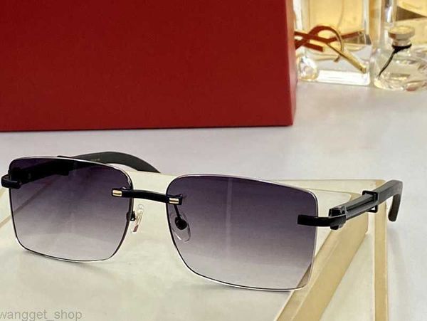 

wood sunglasses for women designer glasses man carti c decor rimless buffalo horn black metal frame mens woman purple brown black lens glass, White;black