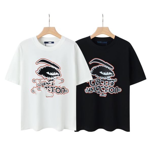 

2023 mens designers t shirt man womens tshirts designer with letters print short sleeves summer shirts men loose tees cotton tshirts asian s, White;black