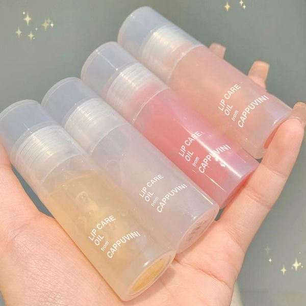 

moisturizing fruit lip balm oil plumper long lasting nourishes lips reduce lip line anti-drying hydration lip care lipstick 2298, Red;pink
