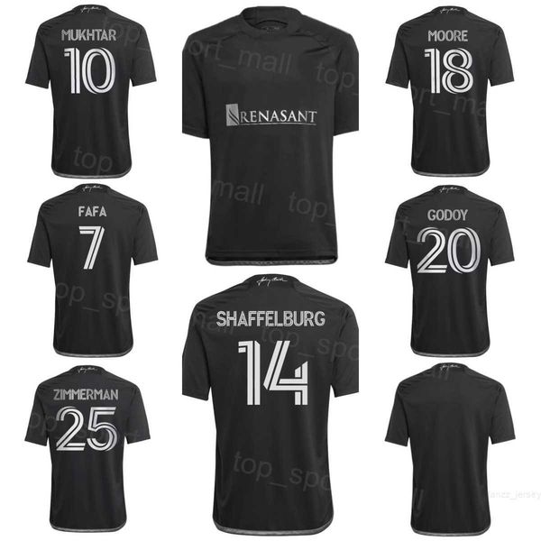 

nashville sc soccer jersey 10 mukhtar 18 moore 14 shaffelburg 7 picault zimmerman lovitz maher bunbury sapong leal muyl godoy davis lovitz f, Black;yellow
