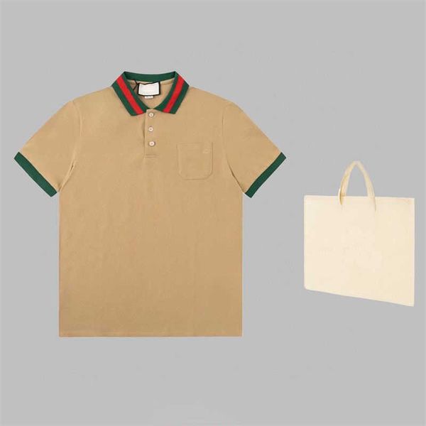 

high version embroidered polo shirt men women summer business pullover tee designer tshirt loose breathable sweatshirt polos, White;black