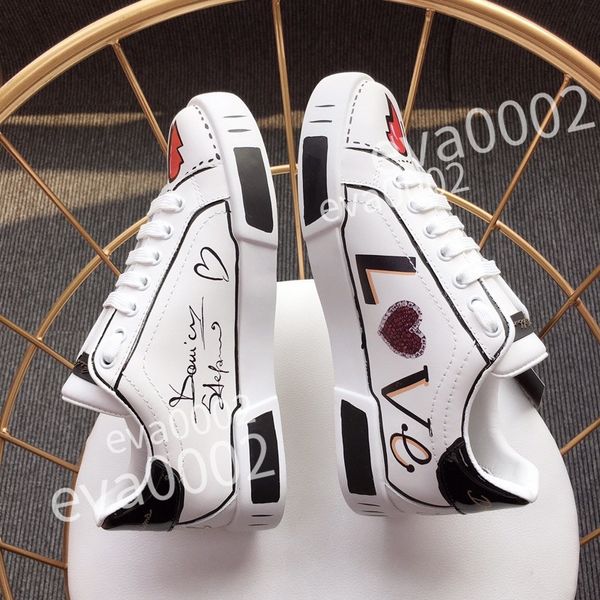 

new luxury designer calfskin casual shoes reflective sneakers vintage leather trainers fashion shoes leisure shoe lace-up women mens sneaker, Black