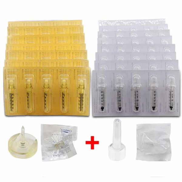 

0.3ml 0.5ml ampoule head for mesotherapy gun hyaluron pen adapter, Black;white