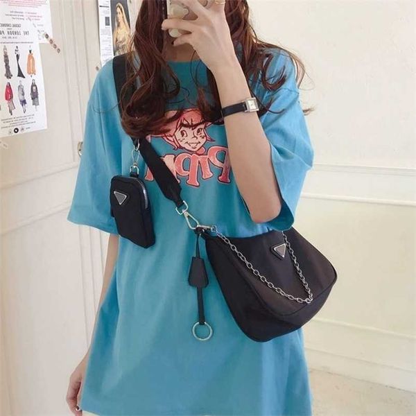

designer bag ins super three in one package 2023 popular new underarm bag versatile fashion bag women's chain one shoulder crossbody ba