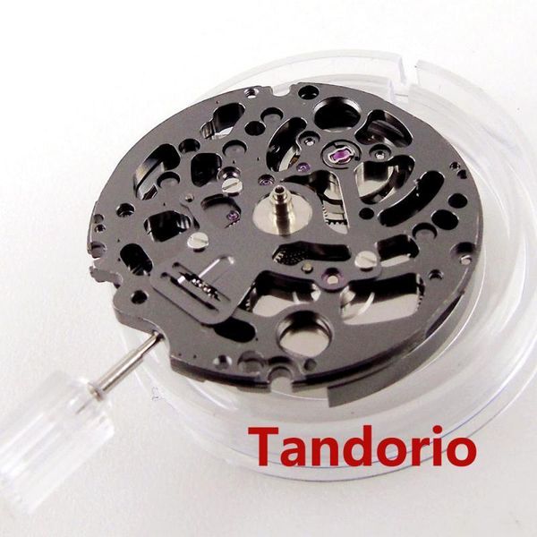 

wristwatches for japan original nh72a luxury automatic mechanical movement nh72 watch part accessories skeleton replace kit high accuracy 23, Slivery;brown