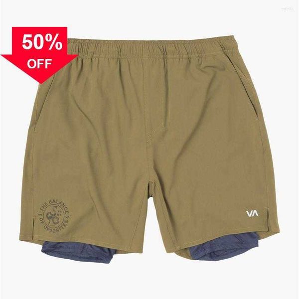 

men's shorts 2023 summer gym jogging exercise 2 in 1 sports fitness quick-drying runnings to 2xl, White;black