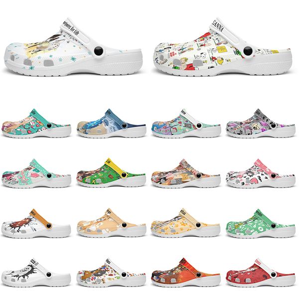 

Customized precious beautiful fashionable comfortable lovely Diy shoes for men and women's indoor slippers 41-96553