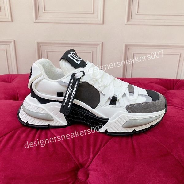 

designer fashion casual shoes sneaker fashion men women shoe platform trainers strawberry mouse wave mouth print, Black