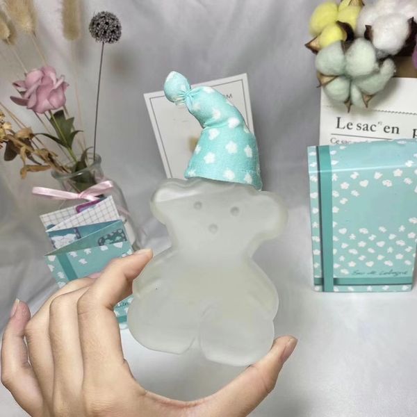 

2023 factory direct perfume blue baby perfume spray 100ml bear shape ariana eau de parfum charming lovely cartoon fragrance lasting smell fa