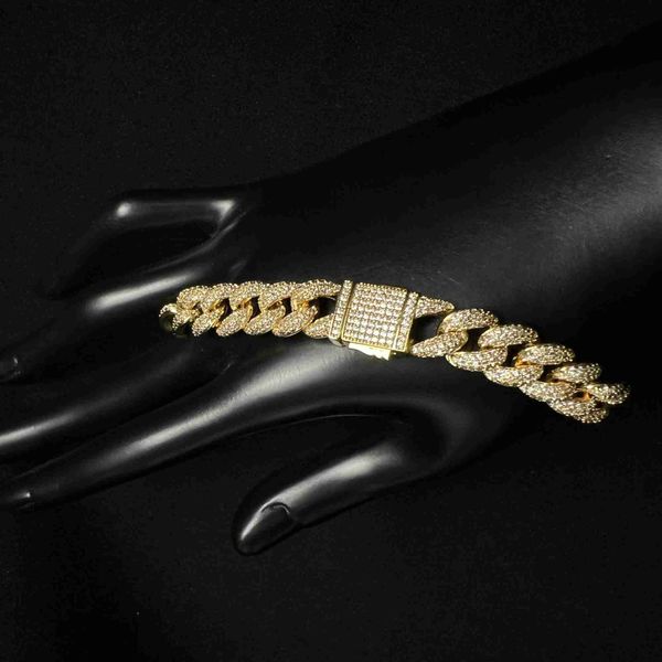 

vvs moissanite tennis chain yellow hip hop cuban bracelet customized jewelry, Silver