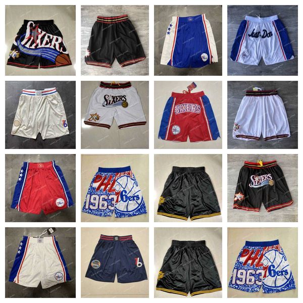 

philadelphia''76ers''men throwback''nba''basketball shorts pocket basketball jerseys shorts