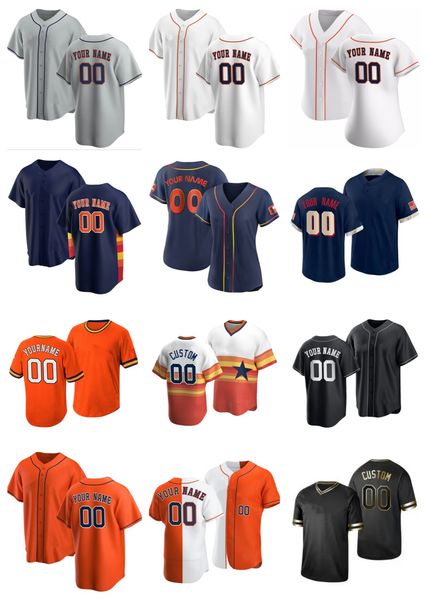 

men women custom 2022 city connect baseball jerseys 27 jose altuve houston george springer michael brantley yuli gurriel alex bregman nolan, Blue;black