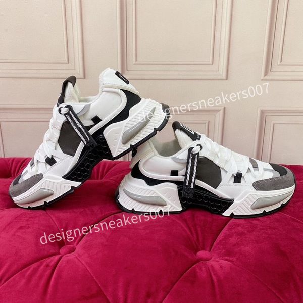 

2023quality designer fashion casual shoes sneaker fashion womens shoe platform trainers strawberry mouse wave mouth print, Black