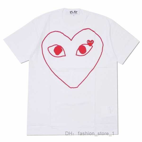 

men's t-shirts streetwear cdg play commes t shirt designer hip hop tees fashion luxury short sleeve men tshirt2684468 4 v2bz v2bz, White;black