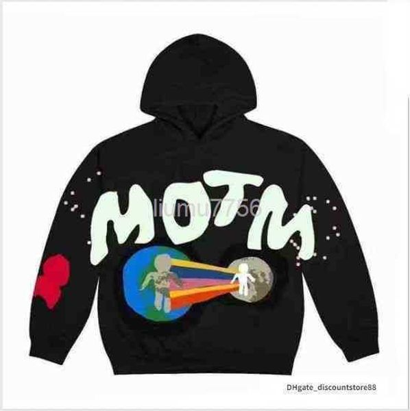 

designer classic wests luxury mens hoodie cpfm kanyes ye must be born again printed womens couple yzys vintage pullover sweater hooded sweat, Black