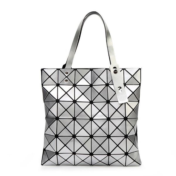 

2021 new fashion women's bag sequin geometric lingge trend one shoulder portable japanese laser2391, Black;red
