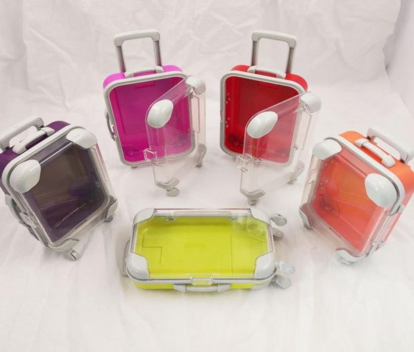 

whole false eyelashes packaging box pink luggage lashes suitcase mink lashes empty packing fluffy and curly case2369675