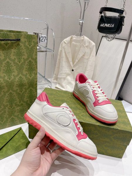 

mac80 sneaker screener sneaker designer man woman leisure retro small dirty cowhide fashion couple money small white size35-45, Black