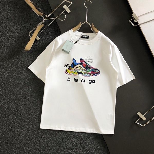 

2023 mens t shirt designer for men womens shirts fashion tshirt with letters casual summer short sleeve man tee woman clothing asian size s-, White;black