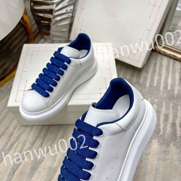 

2023 casual sneakers men women shoes genuine designer shoes leather trainer fashion sports platform, Black