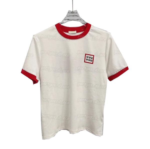 

letters womens t shirt short sleeve fashion summer cotton sports tees, White