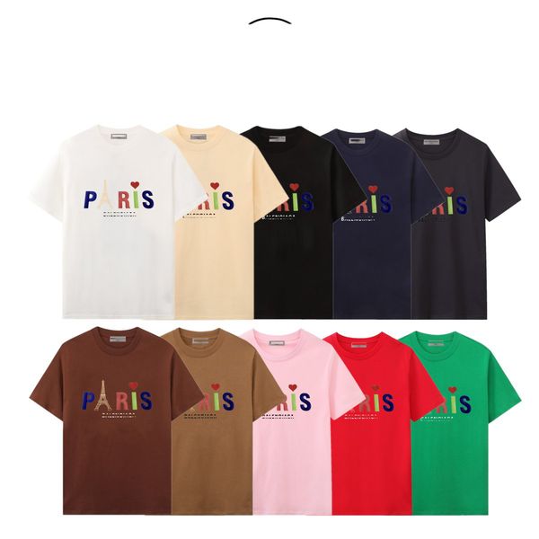 

summer mens t shirts women t shirts luxury black fashion designer 2023 summer t shirts100% cotton casual with brand letter short sleeve size, White;black