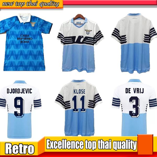 

2014 retro f.amderson soccer jerseys vintage uniform 14 15 lazio lulic veron crespo football shirts classic shirt candreva klose luis albert, Black;yellow