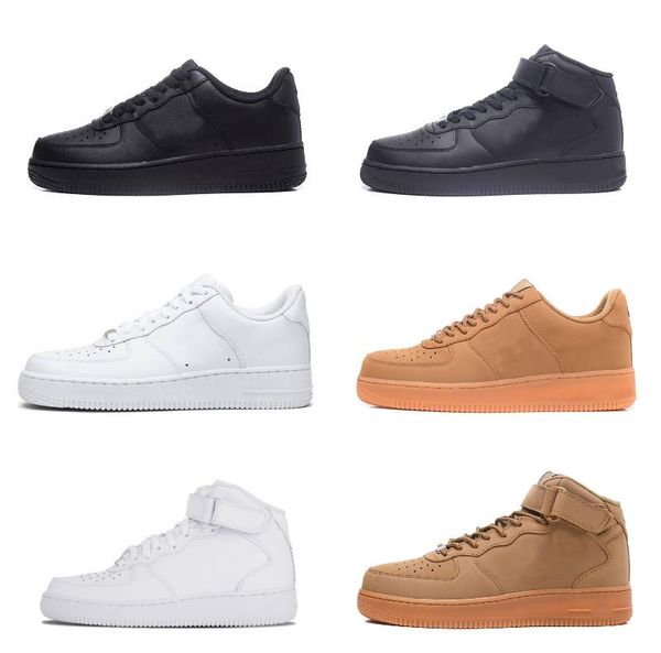 

kids 2023 classic forces low running shoes mens women air airforce one 1 knit euro max high women all white black red skateboards ska