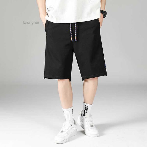 

2023 sports pants men's korean casual shorts men's summer shorts solid color quick drying fashion men's oversized pants 5xl 3, White;black