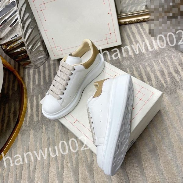 

2023 new luxury casual sneakers men women shoes genuine designer shoes leather trainer fashion sports platform, Black