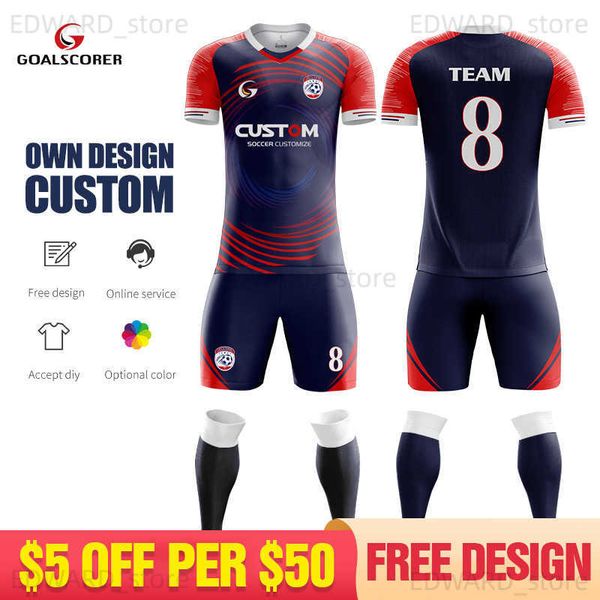 

men's tracksuits custom high qaulity retro men's football jersey club team polyester soccer jersey uniforms with printing name num, Gray