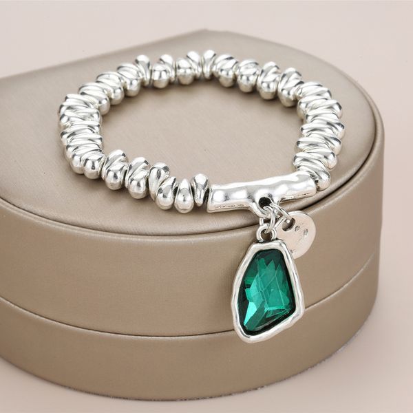 

charm bracelets anslow wholesale fashion jewelry ancient silver plated crystal adjustable size women bracelet friends valentines day gift 23, Golden;silver
