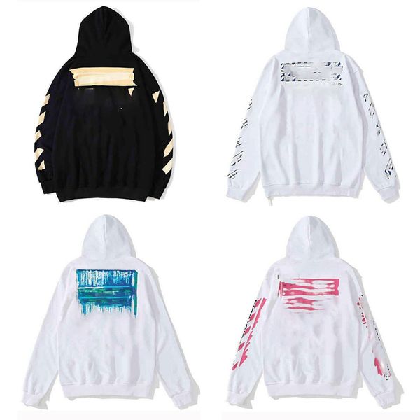 

designers hoodie classic loose mens sweatshirts fashion brand hoodies luxury pullover paint mens womens sweatshirt couple clothing, Black