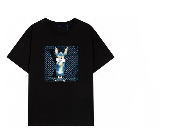 

fashion t shirt men women designers t-shirts tees apparel man s casual chest letter shirt luxury clothing street shorts sleeve clothes, White;black