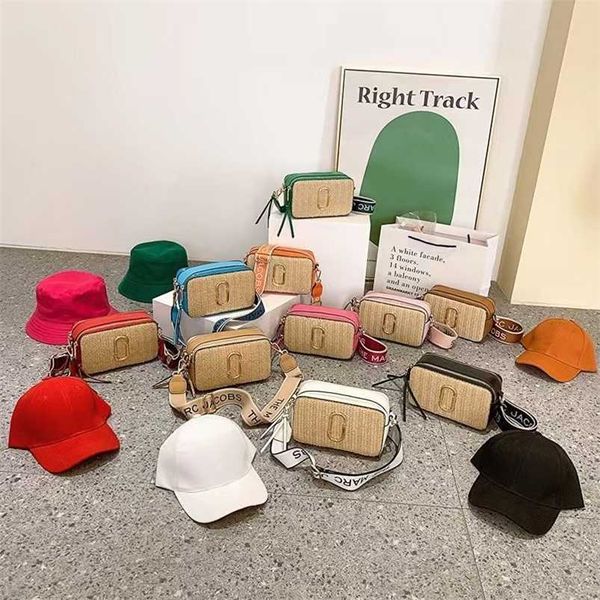 

designer bag camera bag 2023 new trendy korean version versatile broadband crossbody shoulder bag woven summer square bag special price dire