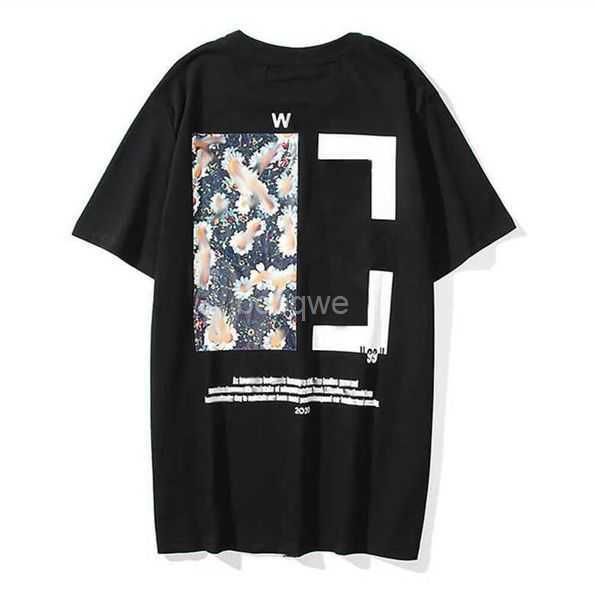 

summer fashion brand white black offes mens t shirts ow religious gray oil painting direct spray arrow tshirts hip hop short sleeve loose me