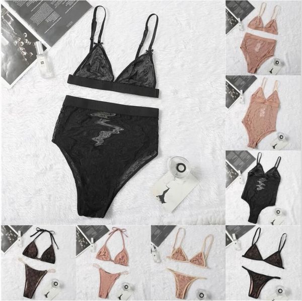 

designers women swimwear women underwear textile womens swimsuit ladies bra set much colors, Black