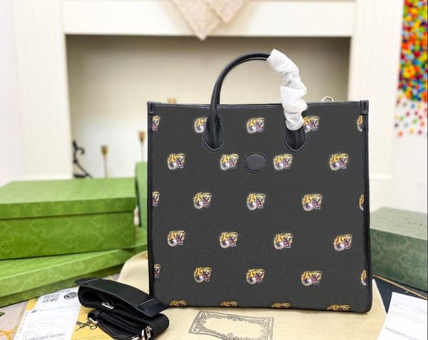 

designer tote bag onthego pm gm tiger print double letter handbag fashion totes luxury shoulder purse man women messenger bag shopping hand
