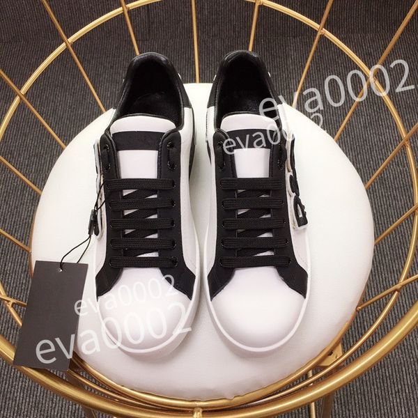 

2023 new designer calfskin casual shoes reflective sneakers vintage leather trainers fashion shoes leisure shoe platform lace-up women mens, Black